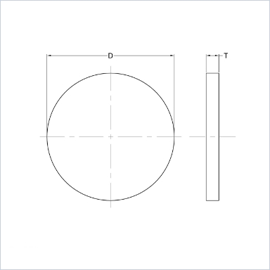 Stock optical windows for UV, Visible and IR applications. 